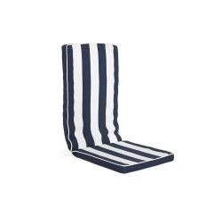 Cuscino DKD Home Decor Bianco Blu Marino Righe 42 x 4 x 115 cm