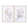Quadro DKD Home Decor 50 x 3,5 x 70 cm Astratto Scandinavo (2 Unità)