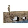 Appendiabiti da parete DKD Home Decor Finitura invecchiata Metallo Legno (85 x 4 x 33 cm)