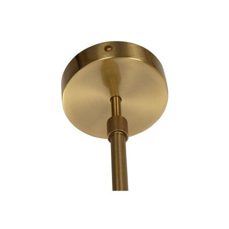 Lampadario DKD Home Decor 83 x 36 x 36 cm Cristallo Dorato Metallo Bianco