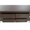 Credenza DKD Home Decor Cristallo Marrone Trasparente Legno di noce 160 x 45 x 80 cm Legno MDF