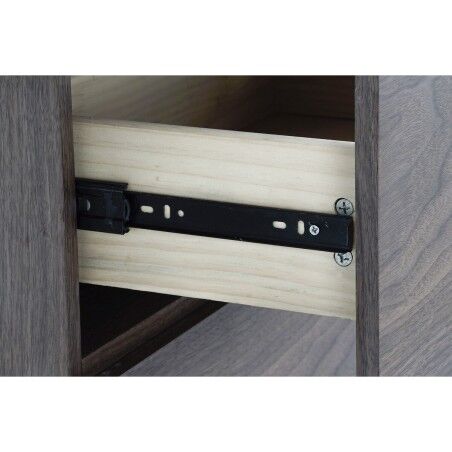 Credenza DKD Home Decor Cristallo Marrone Trasparente Legno di noce 160 x 45 x 80 cm Legno MDF