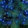 Ghirlanda di Luci LED 25 m Azzurro Bianco 6 W Natale
