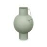 Vaso Sfera Verde Acciaio 15 x 23 x 13 cm (6 Unità)