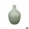 Vaso Caraffa Verde Acciaio 24 x 40 x 24 cm (4 Unità)