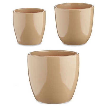 Set di Vasi Ibergarden CAZORLA-1019 Beige Argilla