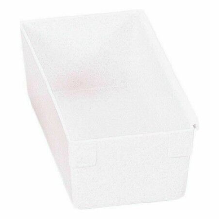 Scatola Multiuso Componibile Bianco 15 x 8 x 5,3 cm (24 Unità)