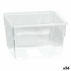 Scatola Multiuso Componibile Trasparente 8 x 8 x 5,3 cm (36 Unità)