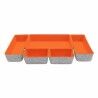 Contenitori per Cassetti Confortime Feltro 27,5 x 20 x 5,3 cm 5 Pezzi (6 Unità)