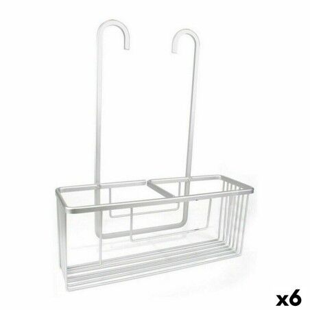 Scaffale da Bagno Confortime Alluma Argentato Alluminio 35,7 x 12,7 x 44,5 cm (6 Unità)