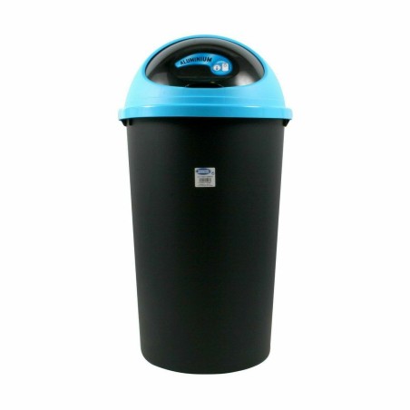 Secchio per la Spazzatura Tontarelli Big hoop Azzurro Nero 50 L 39 x 39 x 72 cm (10 Unità)