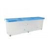 Scatola portaoggetti con coperchio Tontarelli Azzurro Trasparente Plastica 120 x 30 x 39 cm Ruote (6 Unità)