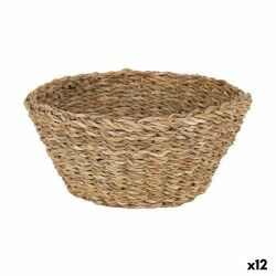Cestino Multiuso Privilege Marrone vimini 26 x 26 x 11 cm (12 Unità)