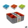 Contenitore per Sistemare Multiuso Confortime Feltro 25,2 x 25 x 10 cm (5 Pezzi) (6 Unità)
