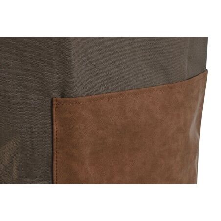 Sacchetto di rifiuti da giardino Home ESPRIT Marrone polialgodon Cotone 40 x 40 x 60 cm