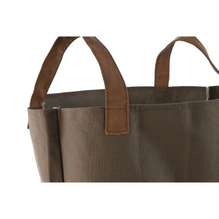 Sacchetto di rifiuti da giardino Home ESPRIT Marrone polialgodon Cotone 40 x 40 x 60 cm