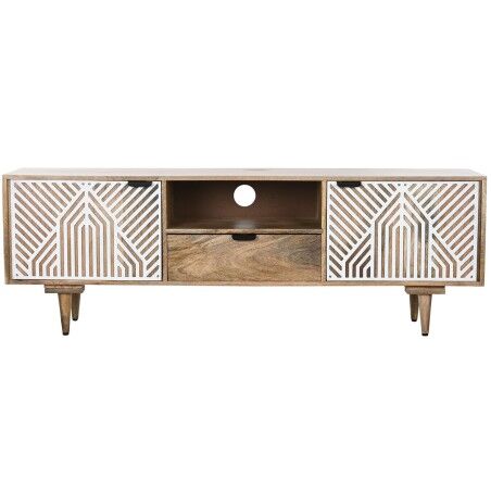 Mobile TV Home ESPRIT Bianco Legno di mango 160 x 41 x 55 cm