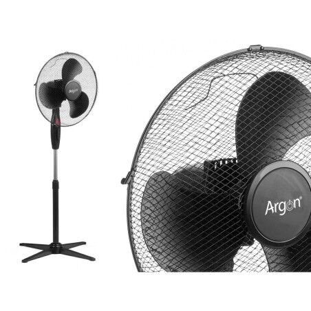 Ventilatore a Piantana Argon FS-40B-B Nero 45 W 43 x 60 x 102 cm