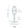 Plug Anale B-Vibe 2 Arancio Corallo