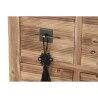 Cassettiera Home ESPRIT Nero Naturale Abete Legno MDF Orientale 63 x 27 x 101 cm