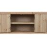 Mobile TV Home ESPRIT Nero Naturale Abete Legno MDF 130 x 24 x 51 cm