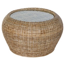 Tavolo aggiuntivo DKD Home Decor 8424001825165 82 x 82 x 48 cm Cristallo Naturale Alluminio