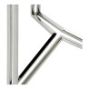 Tavolo aggiuntivo DKD Home Decor Vetro Acciaio Argentato (42 x 42 x 61 cm)