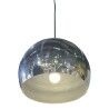Lampadario Home ESPRIT Argentato Metallo 30 x 30 x 28 cm