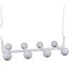 Lampadario Home ESPRIT Bianco Metallo Cristallo 110 x 45 x 23 cm