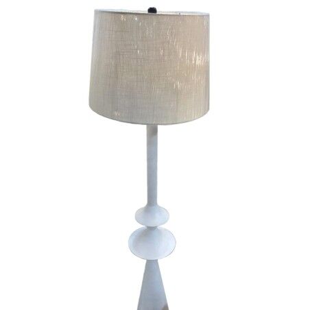 Lampada da Terra Home ESPRIT Bianco 43 x 43 x 150 cm