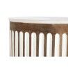 Tavolo aggiuntivo Home ESPRIT Bianco Naturale 41 x 41 x 52 cm