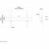 Supporto TV Neomounts LFD-W2640MP 75" 37" 35 kg