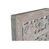 Testiera del Letto Home ESPRIT Grigio Legno MDF 180 x 3,5 x 180 cm