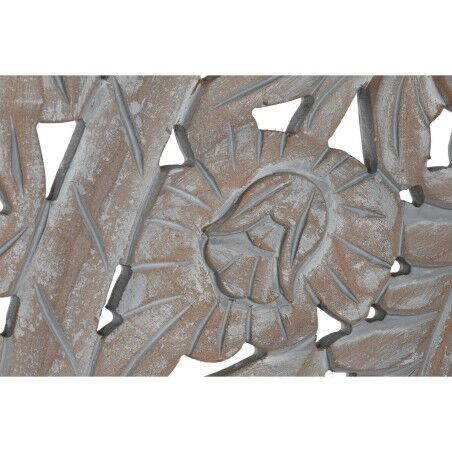 Testiera del Letto Home ESPRIT Grigio Legno MDF 180 x 3,5 x 180 cm