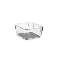 Contenitori per Cassetti Kinvara W623309 Grigio Trasparente