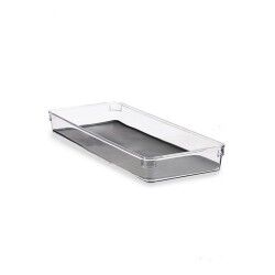 Contenitori per Cassetti Kinvara W623314 Grigio Trasparente