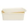 Scatola portaoggetti con coperchio Kipit TP595-4 Crema Plastica 14 L 29,5 x 14,3 x 45 cm