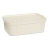 Scatola portaoggetti con coperchio Kipit TP595-4 Crema Plastica 14 L 29,5 x 14,3 x 45 cm