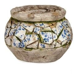 Statua Decorativa da Giardino Ibergarden ZD19021 Poliresina 28 x 19,5 x 28 cm Vaso