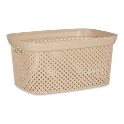 Cesto Kipit 081057-5 Beige Plastica 10 L 24 x 17 x 35 cm