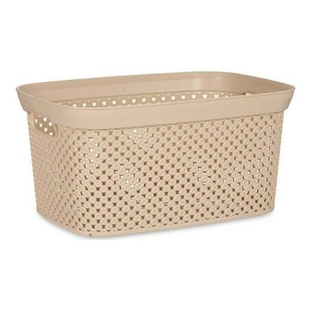 Cesto Kipit 081057-5 Beige Plastica 10 L 24 x 17 x 35 cm