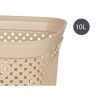 Cesto Kipit 081057-5 Beige Plastica 10 L 24 x 17 x 35 cm