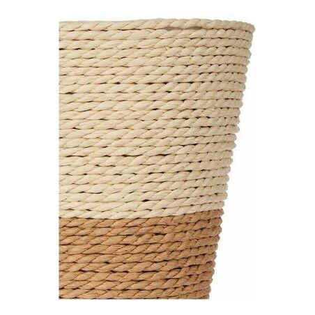 Vaso Ibergarden WY21-73 Marrone Naturale Corda Plastica 14 x 12,5 x 14 cm 14 x 14 x 14 cm
