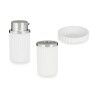 Set da Bagno Berilo 3318-1 Bianco Plastica