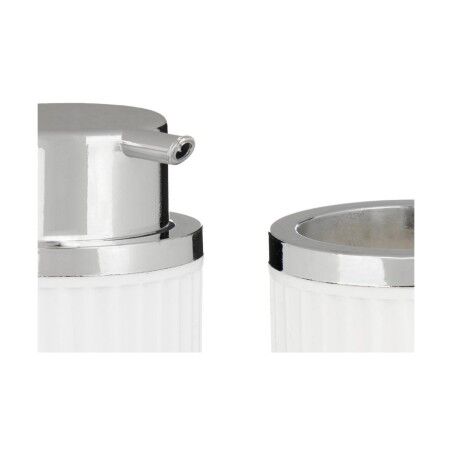 Set da Bagno Berilo 3318-1 Bianco Plastica