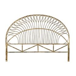 Testiera del Letto DKD Home Decor Naturale Rattan 177 x 4 x 131 cm