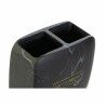 Portaspazzolini da Denti DKD Home Decor Nero Marmo (10,5 x 6,5 x 10 cm)