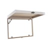 Scatola Decorativa DKD Home Decor Nero Dorato Legno MDF (2 Unità)