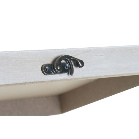Scatola Decorativa DKD Home Decor Nero Dorato Legno MDF (2 Unità)