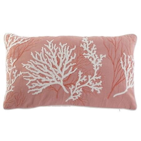 Cuscino Home ESPRIT Bianco Corallo Mediterraneo 60 x 10 x 35 cm
